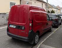 Rückansicht: Fiat Dobló XL der zweiten Generation