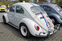 =VW Käfer, ausgestellt bei der Oldtimerveranstaltung in Frankenberg/Eder im Mai 2023