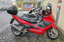 =Gilera Nexus steht im Dezember 2023 in Ulm