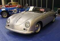 Apal 356 Speedster Replica. Die belgische Firma Apal (A pplication P olyester A rmé de L iège s.à.r.l.) besteht seit dem Jahr 1961. Es wurden Kunststoffkarosserien für den Aufbau auf dem verkürzten Chassis des VW-Käfer angeboten. Außerdem schwamm die Firma auf der aus den USA nach Europa schwappenden Buggy-Welle mit. Das erfolgreichste Modell der Firma aus Lüttich war der Apal Speedster, eine Replica des Porsche 356, die von 1981 bis 1994 im Verkaufsprogramm war. Meistens wurden getunte Käfer-Motoren oder Motoren aus verunfallten Porsche-Autos verbaut. Essen Motorshow am 06.12.2023.