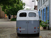 Peugeot D3 (D4) Transporter, 1946 - 1965, Transporter der Brasserie Bleick in Oud Reken 28.06.2023