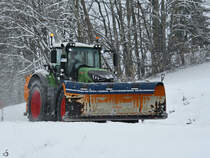 Ende November 2023 habe ich diesen Fendt-Traktor bei Sulzberg gesehen.