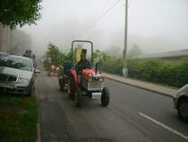 Der TZ4K14 beim Korso duch gr�nhain anl��lich des5. Oldtimer und Traktorentreffen des ADMV