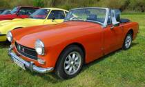 =MG Midget, gesehen auf dem Ausstellungsgelände der Oldtimerveranstaltung in Frankenberg/Eder im Mai 2023