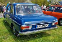=Audi 60L, gesehen auf dem Ausstellungsgelände der Oldtimerveranstaltung in Frankenberg/Eder im Mai 2023