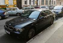 Diesen BMW 7er E65 habe ich in 12.2022 gesehen.