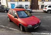 Diesen Opel Corsa B habe ich in 12.2022 gesehen.