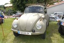 VW K�fer in WK2-Ausf�hrung bei der Oldtimerausstellung in Fulda-Harmerz am 07.06.2009 
