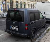 Rückansicht: Opel Combo C. Foto: Dezember, 2022.