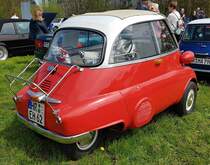 =BMW Isetta, präsentiert bei der Oldtimerveranstaltung in Frankenberg/Eder. Mai 2023