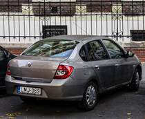 Rückansicht: Renault Thalia Mk2. Foto: Dezember, 2022.