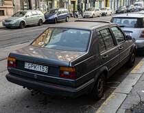 Rückansicht: VW Jetta. Foto: Dezember, 2022.