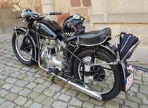 =BMW, gesehen bei der Oldtimerausstellung in Spangenberg, 05-2023