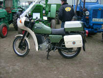MZ ETZ 250 der Volkspolizei beim 5.Oldtimer und Traktorentreffen des ADMV Gr�nhain