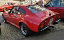=Opel GT/J, gesehen bei der Oldtimerausstellung in Spangenberg, 05-2023