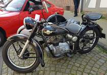 =Simson-Gespann, gesehen bei der Oldtimerausstellung in Spangenberg, 05-2023
