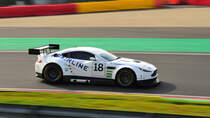 #18, ASTON MARTIN Vantage GT2 (2008),	Fahrer: WHIGHT Paul (GBR), Hier beim MASTERS ENDURANCE LEGENDS Rennen am 30.09.2023 in Spa Francorchamps, im Rahmen der Spa 6h Classic,