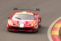 #29, FERRARI 458 GTE (2011) LMGTE, Fahrer: GALANT Xavier (FRA)Hier beim MASTERS ENDURANCE LEGENDS Rennen am 30.09.2023 in Spa Francorchamps, im Rahmen der Spa 6h Classic