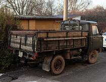 Rückansicht: UAZ 452. FOto: Januar, 2023.