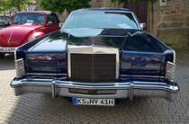 =Lincoln Continental Collector`s Series, Bj. 1979, 6,6 L, 168 PS, präsentiert bei der Oldtimerausstellung in Spangenberg, 05-2023
