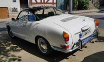 =Karmann Ghia 1500, präsentiert bei der Oldtimerausstellung in Spangenberg, 05-2023