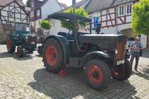 =Hanomag R 45, präsentiert bei der Oldtimerausstellung in Spangenberg, 05-2023