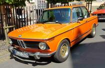 =BMW 2002, ausgestellt bei der Oldtimerveranstaltung in Spangenberg im Mai 2023