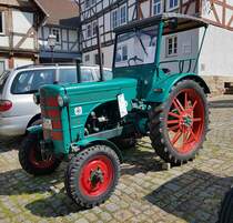 =Hanomag R 22, Bj. 1952, 2009 ccm, 22 PS, gesehen bei der Oldtimerveranstaltung in Spangenberg im Mai 2023