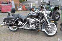 Harley Davidson bei der Oldtimerausstellung in Fulda-Harmerz am 07.06.2009 
