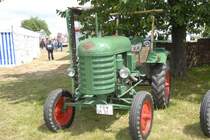 O&K-Traktor bei der Oldtimerausstellung in Fulda-Harmerz am 07.06.2009 
