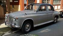 =Rover P 4 105S, Bj. 1957, 2600 ccm, 105 PS, gesehen bei der Oldtimerveranstaltung in Spangenberg im Mai 2023