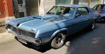 =Ford Mercury Cougar, Bj. 1969, ausgestellt bei der Oldtimerveranstaltung in Spangenberg im Mai 2023