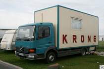 Mercedes Benz Atego des Cirkus Krone w�hrend dessen Gastspieles in Coburg vom 18. bis 24. Juni 2009. Aufgenommen am 23. Juni 2009.