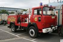 Magirus Feuerwehr des Cirkus Krone w�hrend dessen Gastspieles in Coburg vom 18. bis 24. Juni 2009. Aufgenommen am 23. Juni 2009.