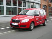 Skoda Roomster einer Mbelhandlung in Fulda