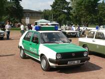 Ausgemusterter Golf II - Streifenwagen. 4.8.2007