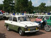 Volkspolizei-Trabant am 4.8.2007 in Strausberg
