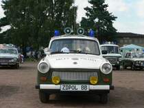 Volkspolizei-Trabi am 4.8.2007 in Strausberg.