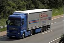 MAN TG460A XL der HERMANN BUSSMANN Internationale Spedition. (26.05.2009)