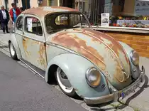 =VW Käfer, Bj. 1958, gesehen bei den Fladungen Classics 2023 im Juli 23