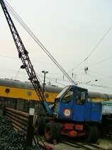 alter Seilzugbagger in Darmstadt-Kranichstein  es knnte ein Fuchs sein