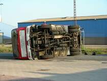keine Katastrohe  -  aber es kann zu einer werden wenn man`s nicht bt<br>

bungsgelnde der Bremer Feuerwehr