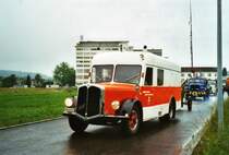 Feuerwehr, Schaffhausen Nr. 8/SH 60'025 U Berna am 6. Juni 2009 Thayngen, Saurer-Treffen