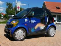 Smart mit Werbung  SO 2649 in Altreu am 13.06.2009