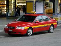 Volvo Taxi SG 103151 bei den Taxihaltestellen vor dem Bahnhof St.Gallen am 21.06.2009