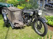 =NSU-Gespann, präsentiert bei den Fladungen Classics, 07-2023