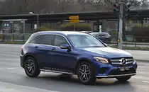 SUV Mercedes Benz GLK am 12.03.24 Berlin Marzahn.