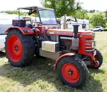 Hürlimann D180, Ackerschlepper aus der Schweiz, ausgestellt Schleppertreffen Freiamt im Juni 2023, März 2024