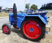 Lanz Bulldog D1616, Ackerschlepper mit 16PS aus 2256ccm, Baujahr 1956, ausgestellt Schleppertreffen Freiamt im Juni 2023, März 2024