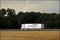 DAF XF105.460SCC  SuperSpaceCab  von WETRALOG FOOD Logistik ist in Richtung Warendorf unterwegs. WETRALOG ist die Hauseinge Logistikgruppe von WESTFLEISCH. In Rumnien gibt es die Wetralog Romania S.R.L.“ die dort die innerrumnischen Transporte und Transporte durch Osteuropa durchfhrt.